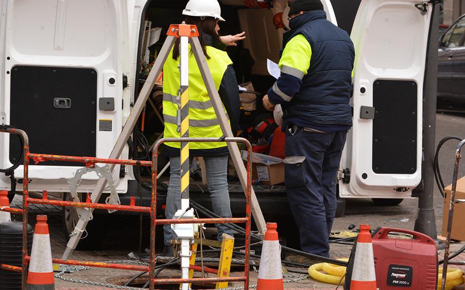 camion assainissement Paris 15
